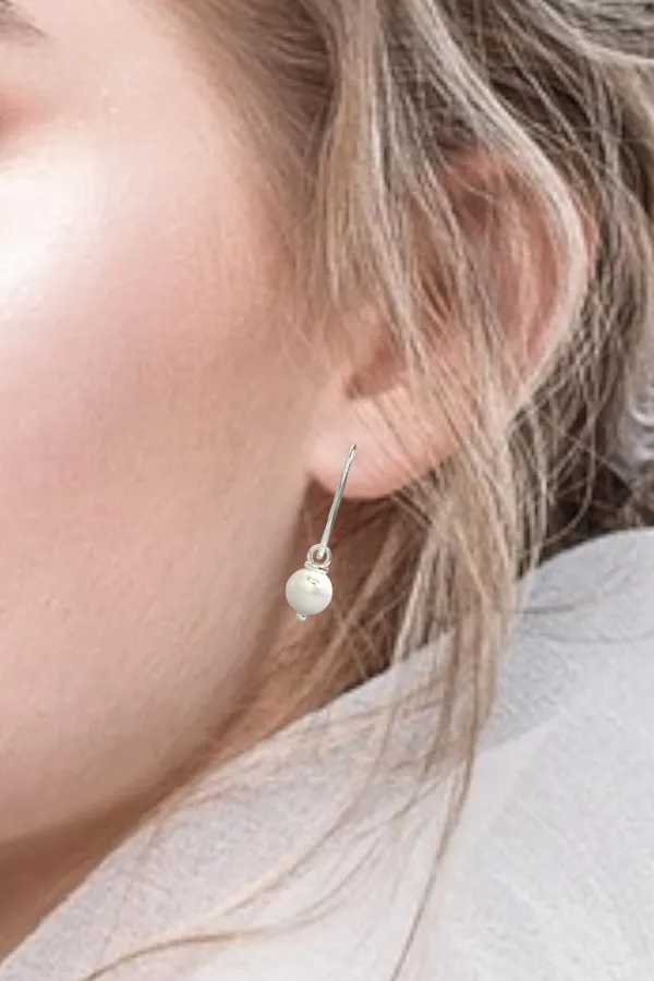 Silver_925_Pure_Sterling_Pretty_Bali_Style_Hoop__Earring_For_Girls_Womens_925_Sterling_Pearl_Drop_And_Dangle_Earrings_(Drop_Pearl)