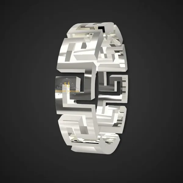 Silver_925_Sterling_S_Loop_Band_Style_Rings_For_Men_And_Women_Size_:_19