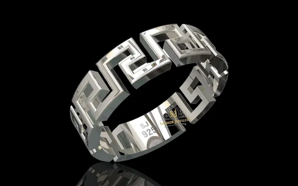 Silver_925_Sterling_S_Loop_Band_Style_Rings_For_Men_And_Women_Size_:_20
