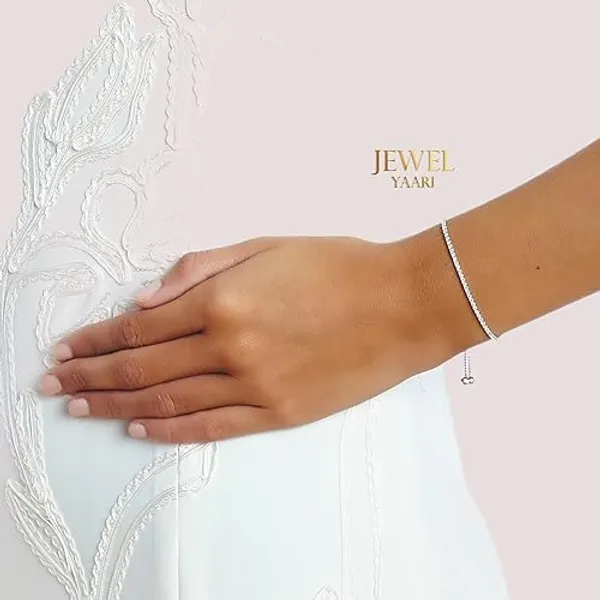 Silver_925_Sterling_Classy_Cubic_Zirconia_Single_Line__Rhodium_Solitaire_Tennis_Adjustable_Bolo_Bracelet_For_Women_And_Girls_(925_Pure_)_(One_Row)