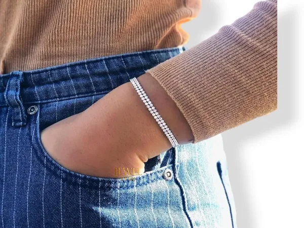 Silver_925_Sterling_Classy_Cubic_Zirconia_Single_Line__Rhodium_Solitaire_Tennis_Adjustable_Bolo_Bracelet_For_Women_And_Girls_(925_Pure_)_(Two_Row)
