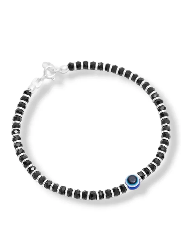 Silver_Nazariya_For_Women_With__Crystals__7-Inch_92.5%_Pure_Stering_Bracelet_For_Women_(Evil_Eye_Pair)