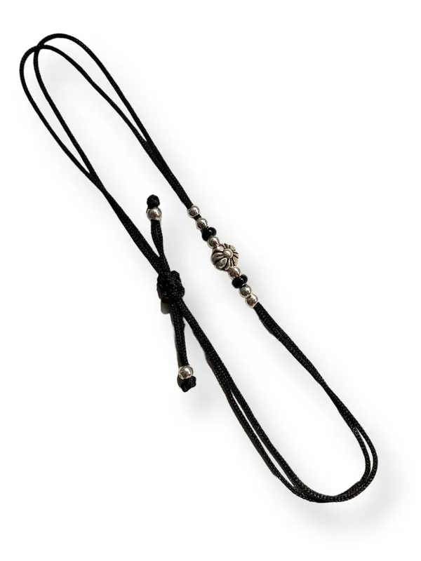 Silver_925_Oxidized__Cottan_Thread_Anklet_With_Ball_For_Girls_And_Women_Nazarbattu/Nazaiya_Anklet_(Style1)
