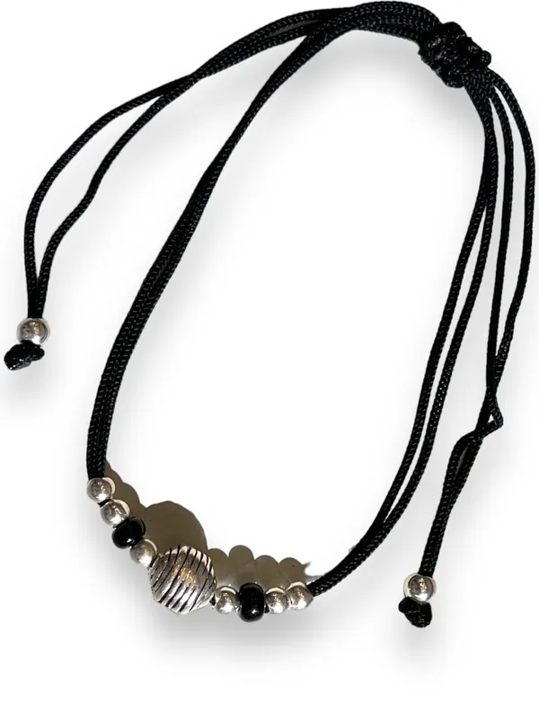 Silver_925_Oxidized__Cottan_Thread_Anklet_With_Ball_For_Girls_And_Women_Nazarbattu/Nazaiya_Anklet_(Style5)