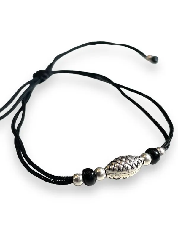 Silver_925_Oxidized__Cottan_Thread_Anklet_With_Ball_For_Girls_And_Women_Nazarbattu/Nazaiya_Anklet_(Style6)