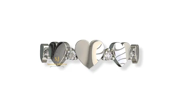 Silver_925_Sterling_Three_Hearts__Adjustable_Finger_Ring_With__Cz_Diamond_For_Women_And_Girls,_Anniversary_Gift_For_Wife,_Valentine
