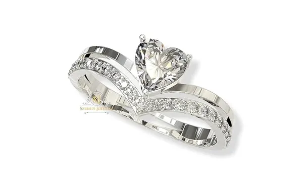 Silver_925_Sterling_Line_Heart__Adjustable_Finger_Ring_With__Cz_Diamond_For_Women_And_Girls,_Anniversary_Gift_For_Wife,_Valentine