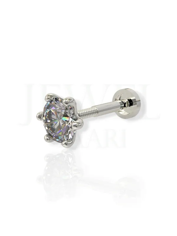 Silver_925_Sterling_Round_Shape_Cubic_Zirconia_4Mm_Prong_Screw_Back_Stud_For_Women_Girls