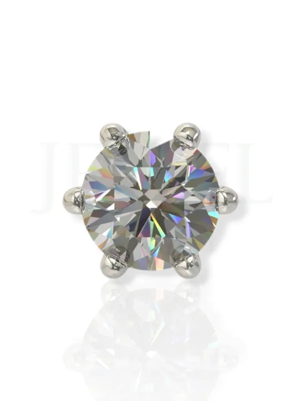 Silver_925_Sterling_Round_Shape_Cubic_Zirconia_2Mm_Prong_Screw_Back_Stud_For_Women_Girls