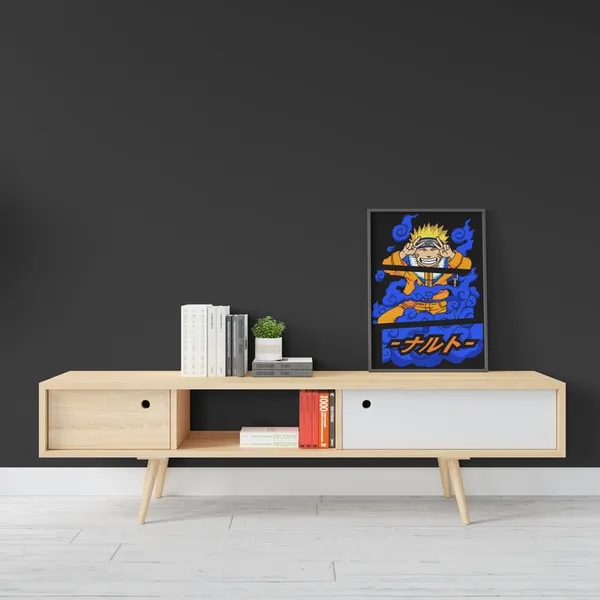 Multicolor_Naruto_Naruto_Uzumaki_Anime_Poster_with_Frame