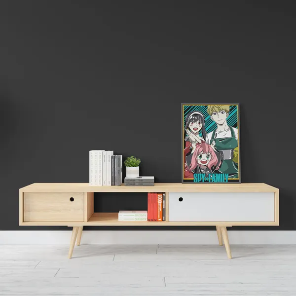 Multicolor_Spy_X_Family_Anime_Poster_with_Frame