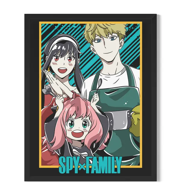 Multicolor_Spy_X_Family_Anime_Poster_with_Frame