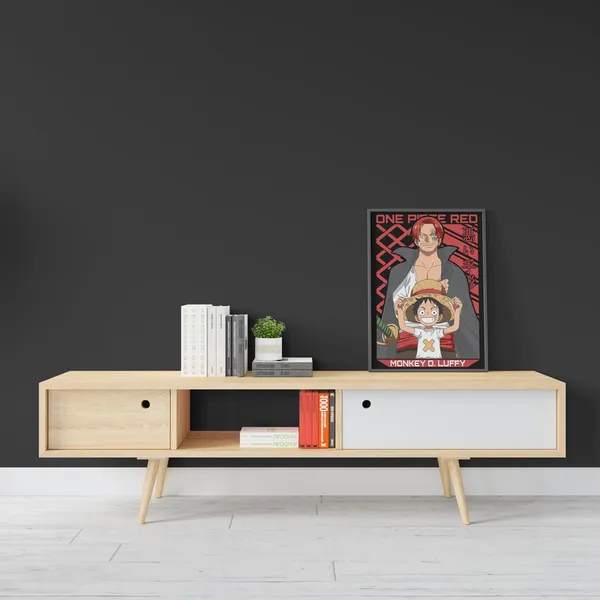 Multicolor_One_Piece_Monkey_D_Luffy_Anime_Poster_with_Frame