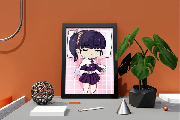 Multicolor_Demon_Slayer_Kanao_Anime_Poster_with_Frame