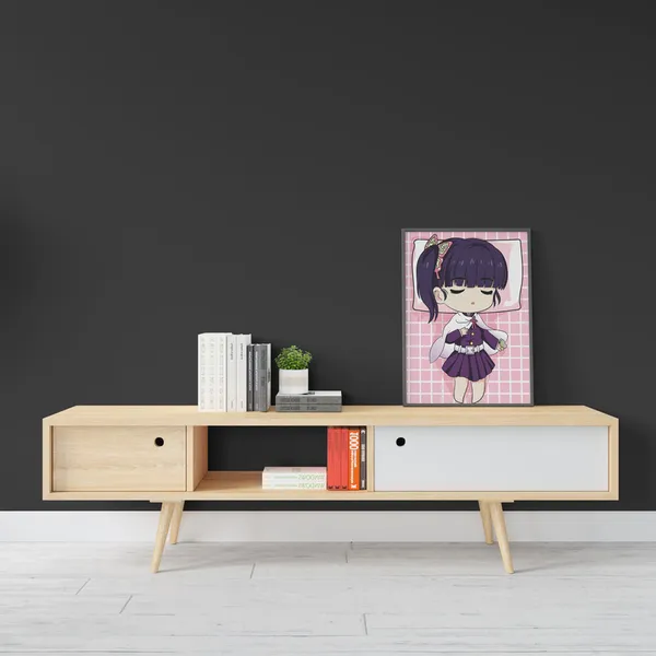 Multicolor_Demon_Slayer_Kanao_Anime_Poster_with_Frame