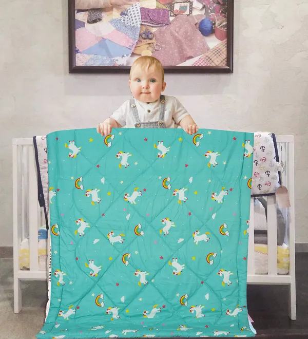 Cyan_Super_Soft_Microfiber_Cotton_Baby_Comforter