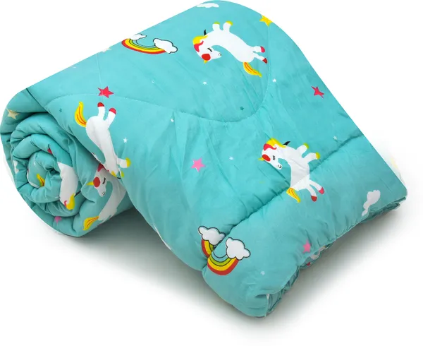 Cyan_Super_Soft_Microfiber_Cotton_Baby_Comforter