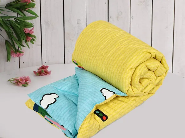 Yellow_&_Blue_Super_Soft_Microfiber_Cotton_Kids_Comforter