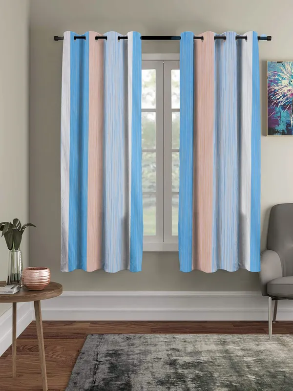 Blue_Microfiber_Cotton_Printed_Window_Curtain_|5ft