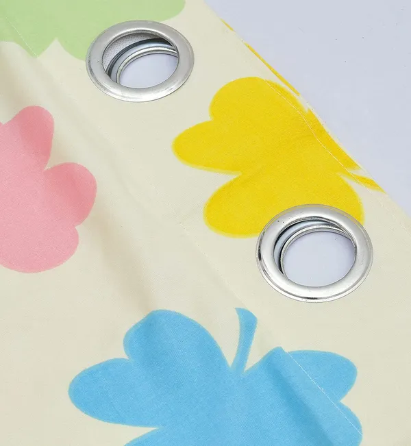 Pink_Microfiber_Cotton_Printed_Door_Curtain_|7ft