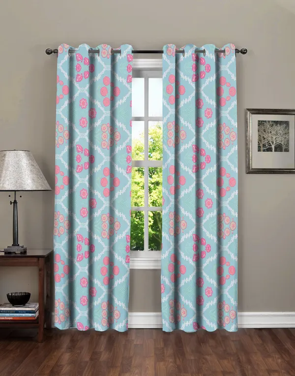 Blue_Microfiber_Cotton_Printed_Long_Door_Curtain_|_9ft