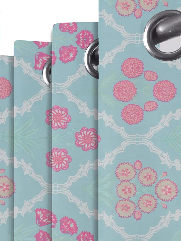 Blue_Microfiber_Cotton_Printed_Long_Door_Curtain_|_9ft