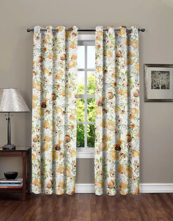 Orange_Super_Soft_Cotton_Printed_Long_Door_Curtain_|_9ft