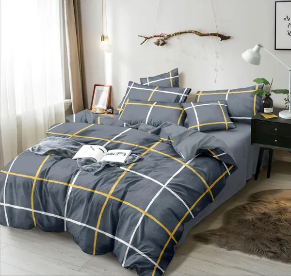 Grey_&_White_&_Yellow_Premium_Quality_Cotton_Printed_King_Duvet_|_TC_144