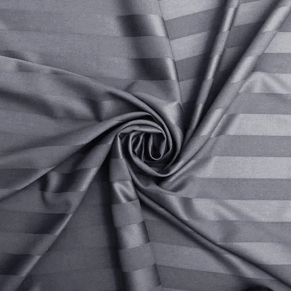 Dark_Grey_Microfiber_Cotton_Satin_Striped_Double_Bedsheet