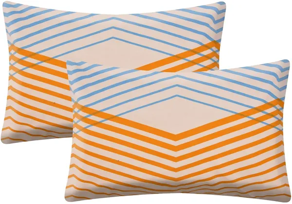 Maroon_&_Cream_Microfiber_Cotton_Double_Bedsheet_With_Pillow_Cover