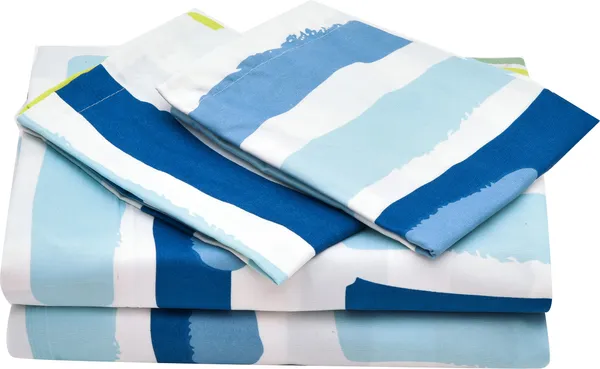 White_&_Green_Microfiber_Cotton_Double_Bedsheet_With_Pillow_Cover