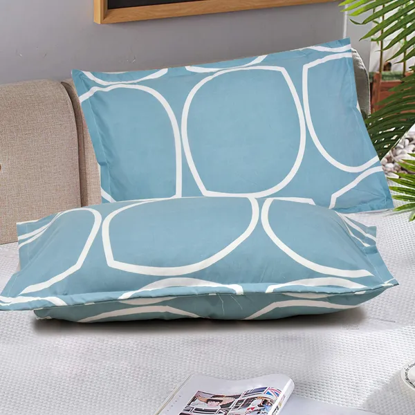 Grey_Microfiber_Cotton_Double_Bedsheet_With_Pillow_Cover