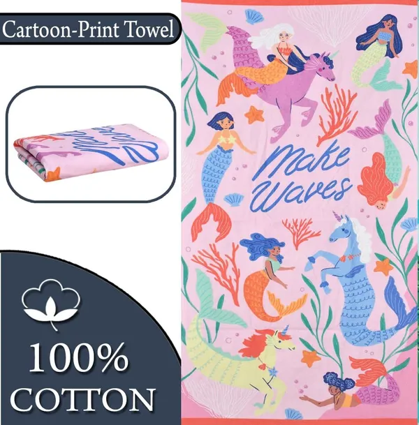 Pink_Premium_Quality_Cotton_Printed_Bath_Towel