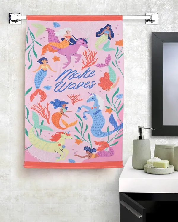Pink_Premium_Quality_Cotton_Printed_Bath_Towel