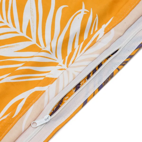 Yellow_&_White_Microfiber_Cotton_Single_Duvet_Cover_|_TC_144