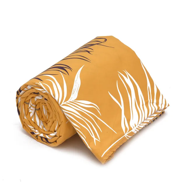 Yellow_&_White_Microfiber_Cotton_Single_Duvet_Cover_|_TC_144