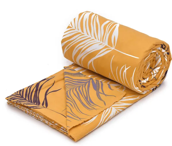 Yellow_&_White_Microfiber_Cotton_Single_Duvet_Cover_|_TC_144