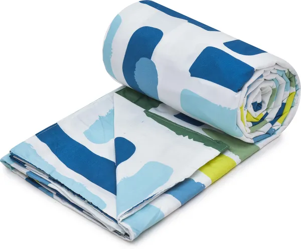 White_&_Blue_Premium_Quality_Cotton_Printed_Single_Duvet_Cover