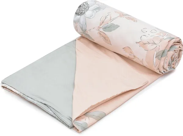 Peach_&_Green_Peach_&_Green_Premium_Quality_Cotton_Printed_Single_Duvet_Cover