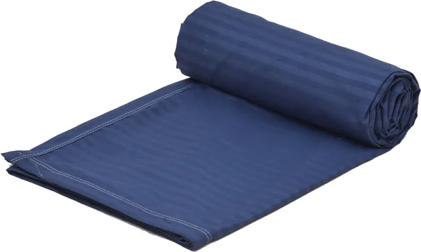 Dark_Blue_Super_Soft_Microfiber_Cotton_Reversible_Satin_Stripe_Double_Dohar
