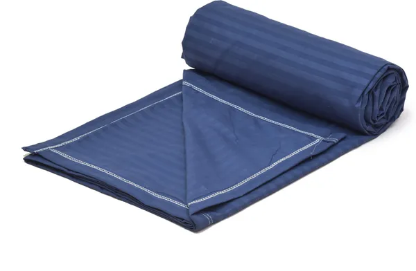Dark_Blue_Super_Soft_Microfiber_Cotton_Reversible_Satin_Stripe_Double_Dohar