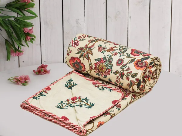 Maroon_&_Cream_Floral__Super_Soft_Brushed_Microfiber_Cotton_Single_Dohar_–_Lightweight_&_Cozy_Blanket