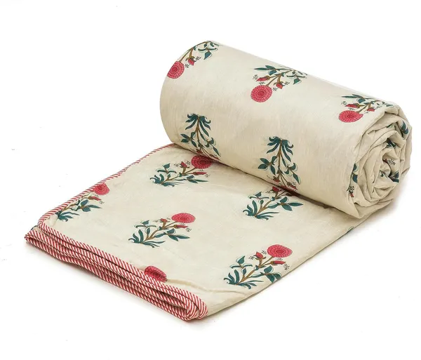 Maroon_&_Cream_Floral__Super_Soft_Brushed_Microfiber_Cotton_Single_Dohar_–_Lightweight_&_Cozy_Blanket