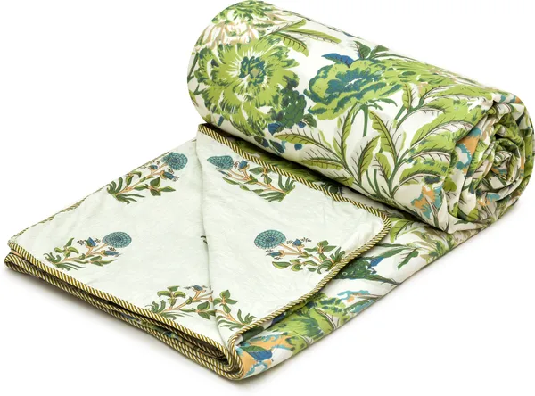Floral_Green_&_White_Super_Soft_Brushed_Microfiber_Cotton_Single_Dohar_–_Lightweight_&_Cozy_Blanket