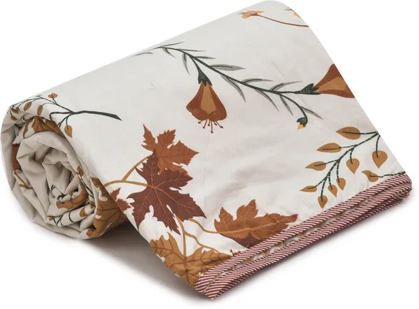 Cream_&_Brown__Super_Soft_Brushed_Microfiber_Cotton_Single_Dohar