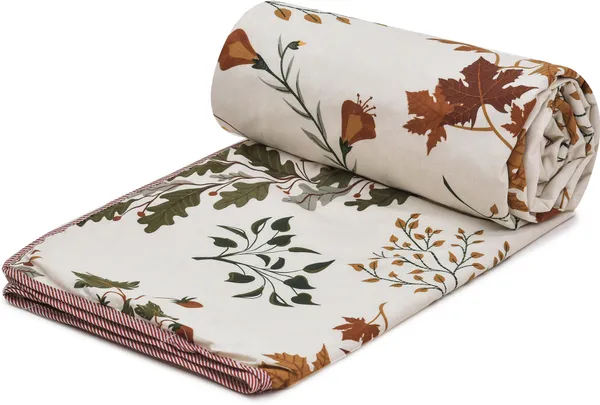 Cream_&_Brown__Super_Soft_Brushed_Microfiber_Cotton_Single_Dohar