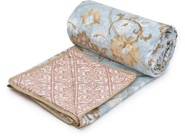 Floral_Grey_Super_Soft_Brushed_Microfiber_Cotton_Single_Dohar