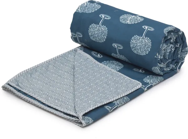 Blue_White_Super_Soft_Reversible_Cotton_Single_Dohar