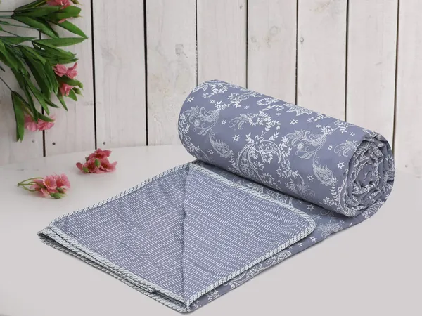 Grey_White_Super_Soft_Reversible_Cotton_Single_Dohar
