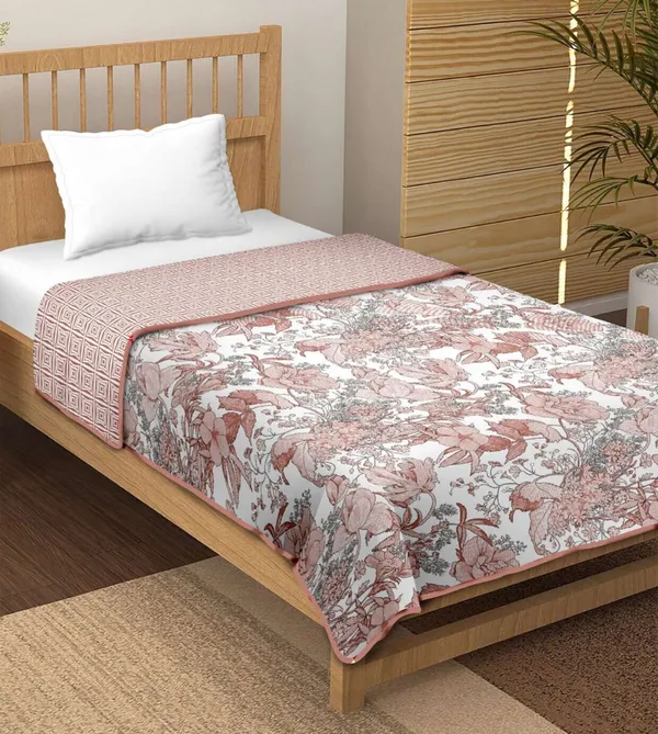 Brown_White_Super_Soft_Cotton_Reversible_Single_Dohar